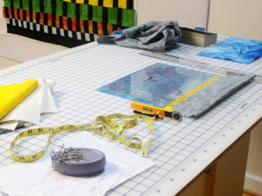 12" Art Quilt In Process...